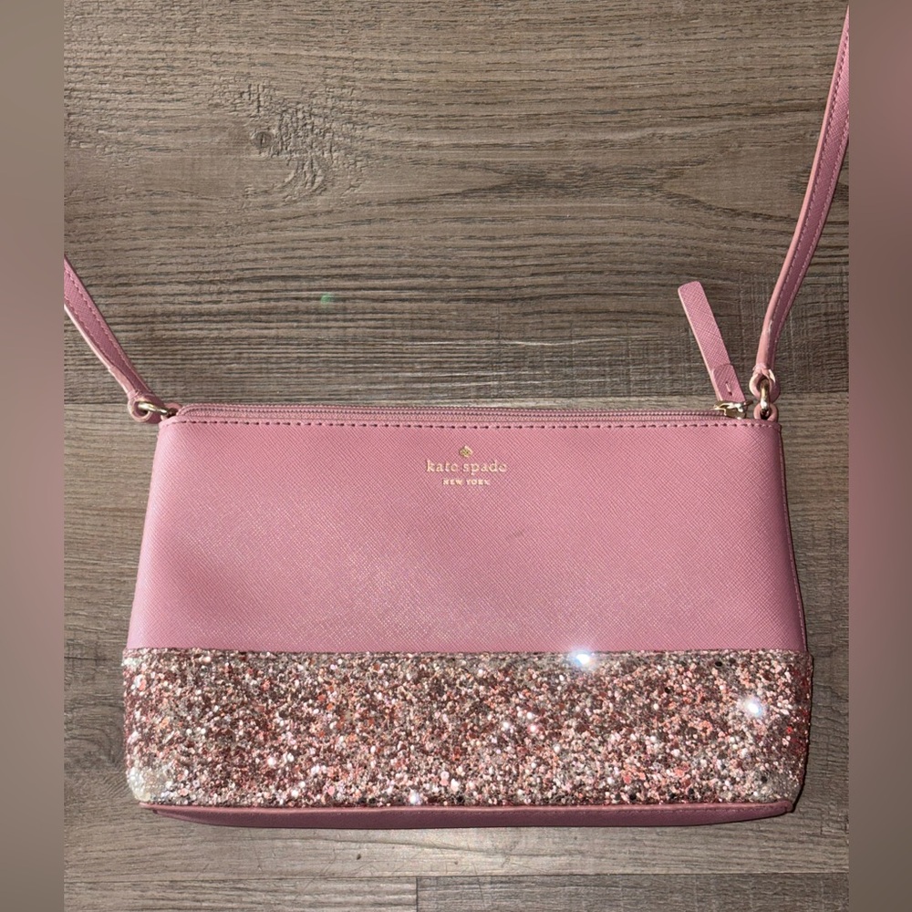 Kate Spade Greta Court Glitter Ramey Crossbody